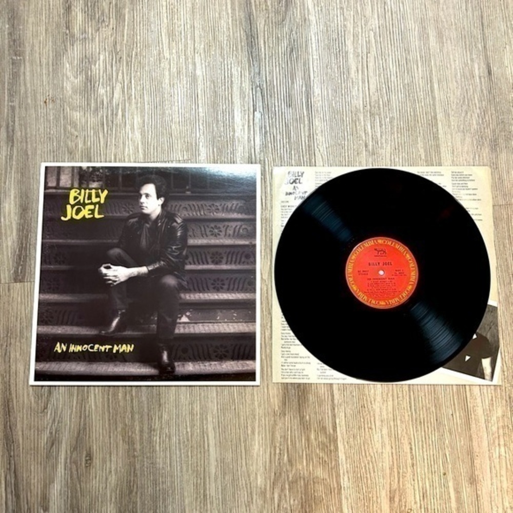 BILLY JOEL An Innocent Man 1983 vintage 12” vinyl lp record album. 33 rpm.